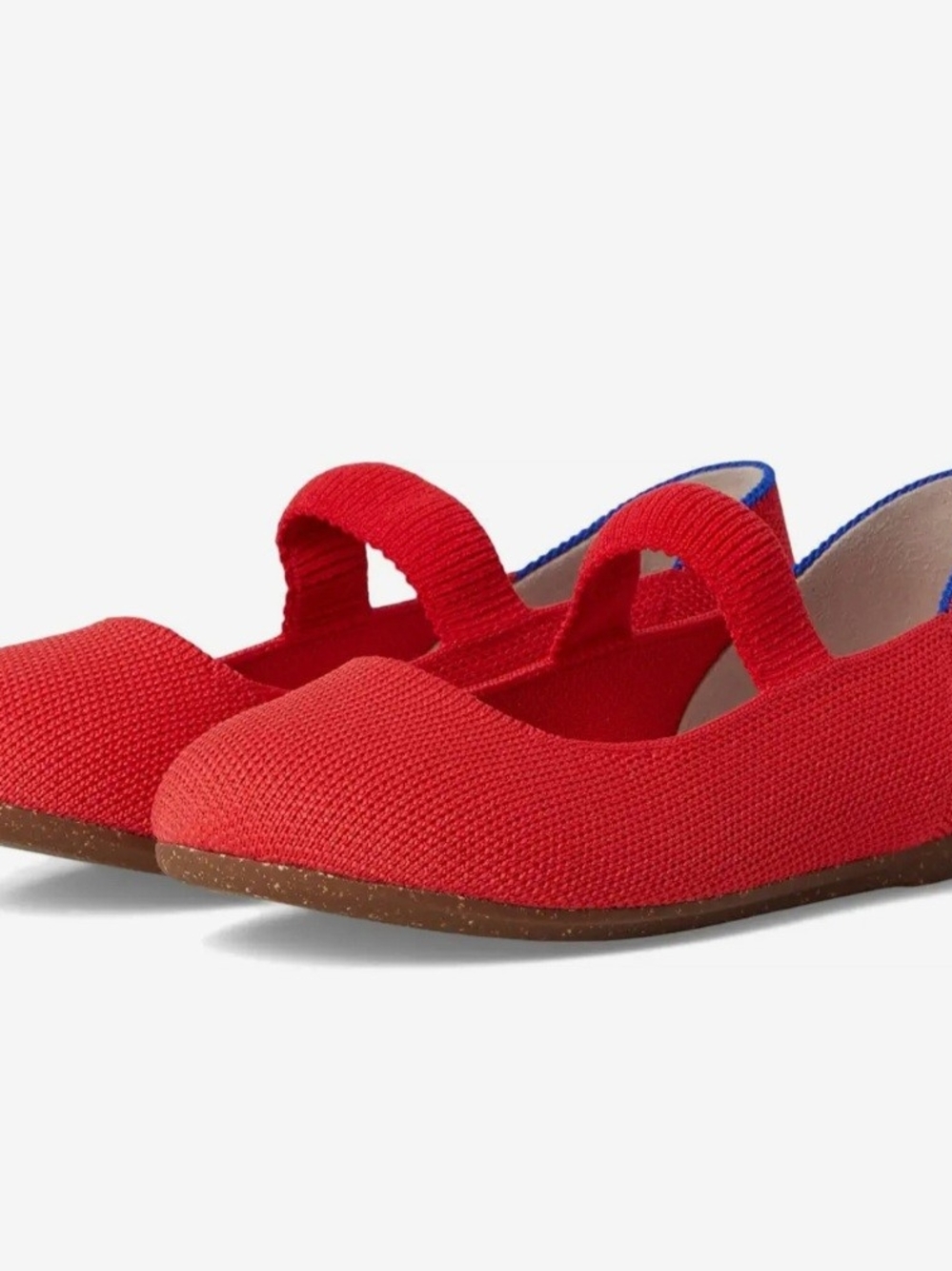 Rothy's (Little girl) Red Mary Jane Shoes with Strap